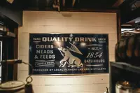 Tennessee Cider Company Sign in the interior of the store.