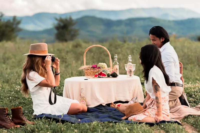 picnic in the smokies with tennessee cider