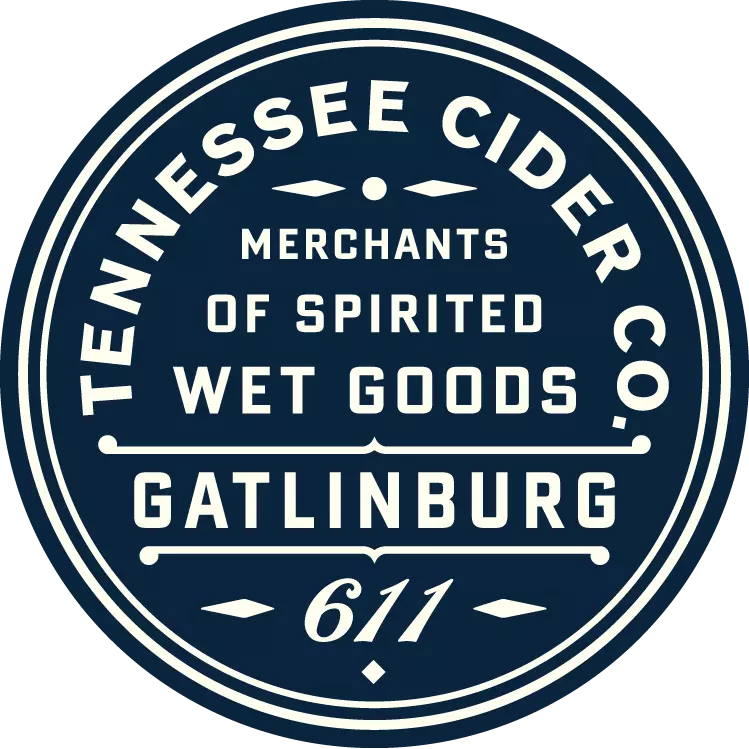 Tennessee Cider Co Merchants of Spirited Wet Goods Gatlinburg badge