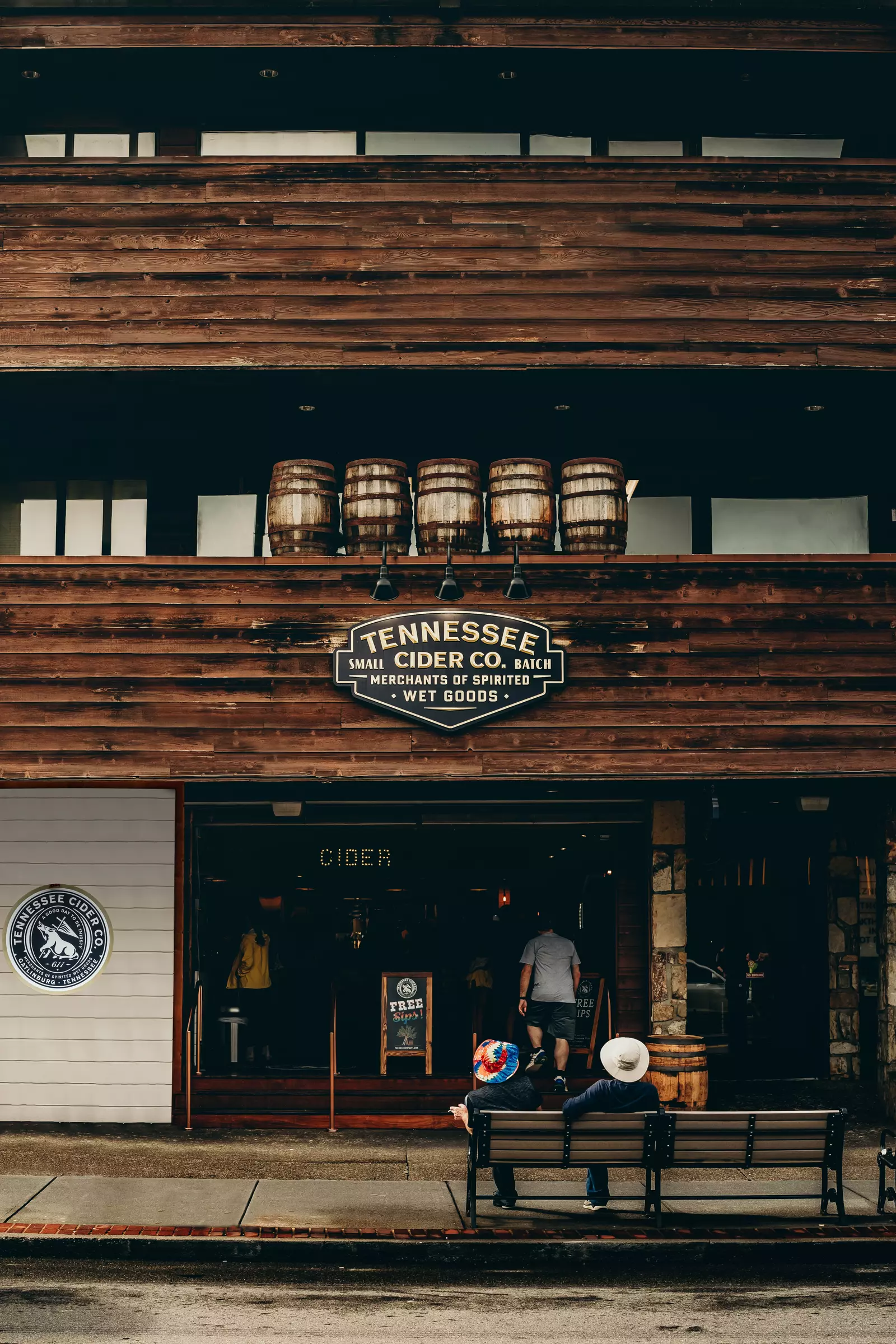 Tennessee Cider Co storefront in Gatlinburg TN